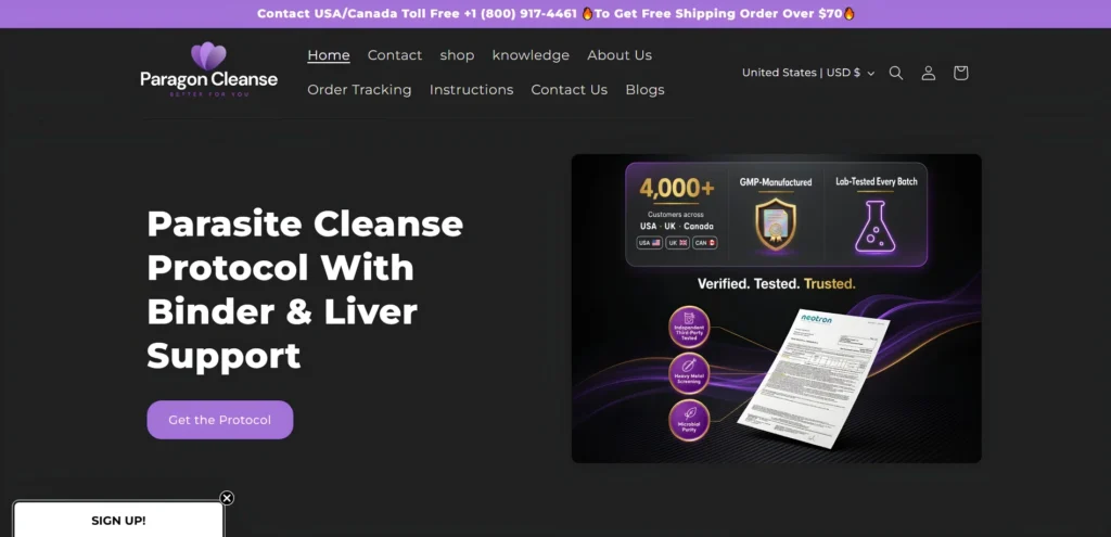 paragon cleanse